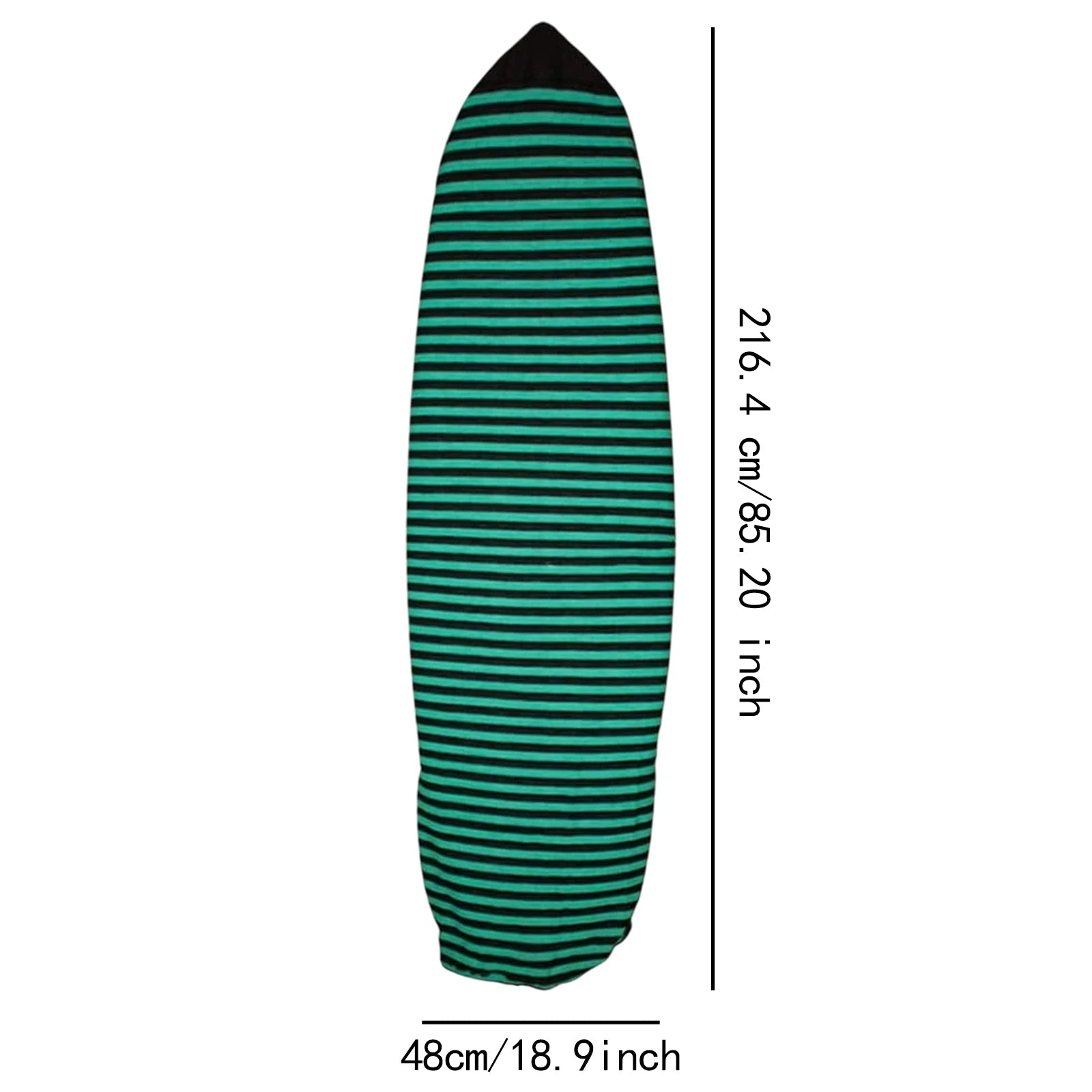 Surfboard Cover Protective Case Soft Stretch Shortboard Cover for Water Sports Shortboard Funboard Windsurfing Board