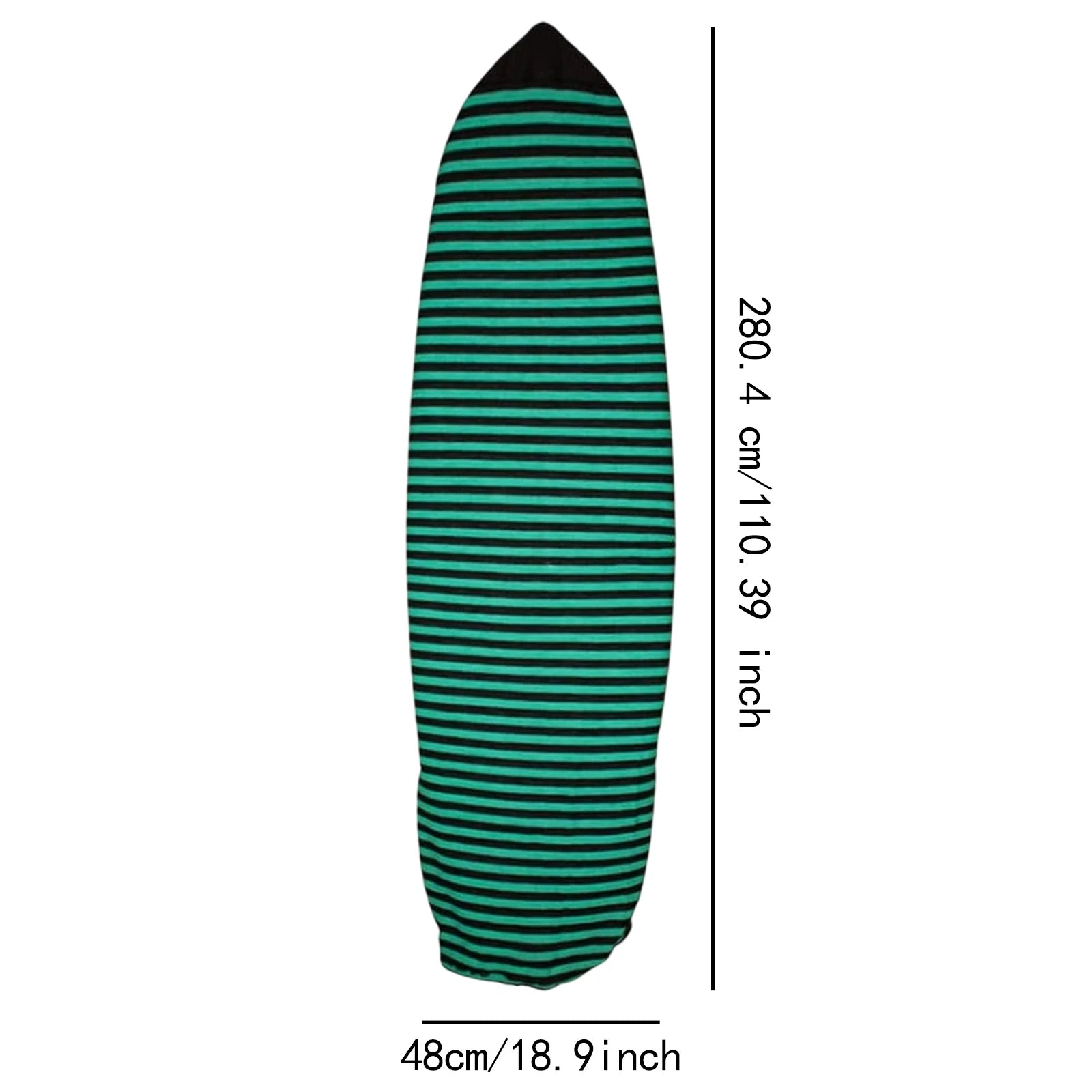 Surfboard Cover Protective Case Soft Stretch Shortboard Cover for Water Sports Shortboard Funboard Windsurfing Board