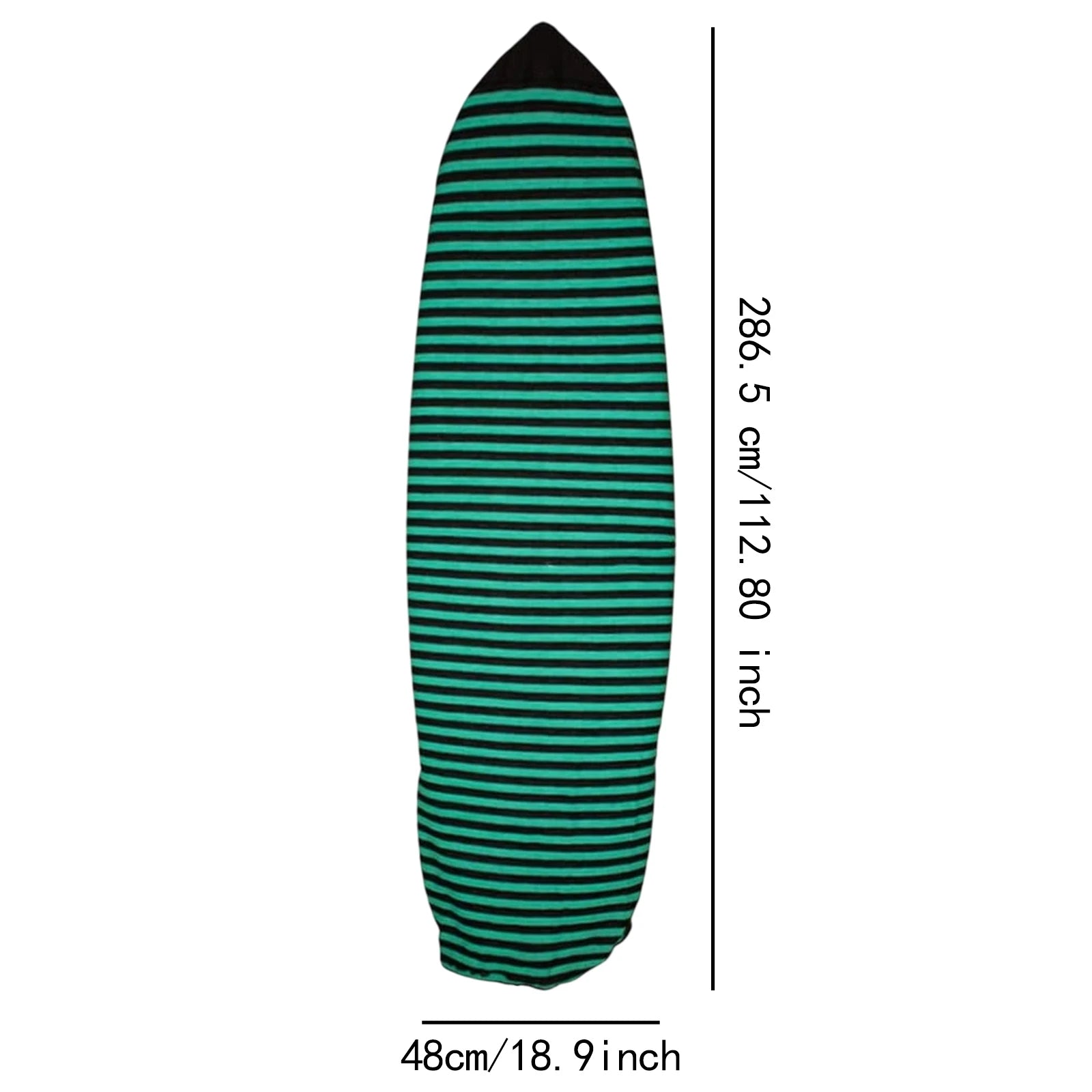 Surfboard Cover Protective Case Soft Stretch Shortboard Cover for Water Sports Shortboard Funboard Windsurfing Board