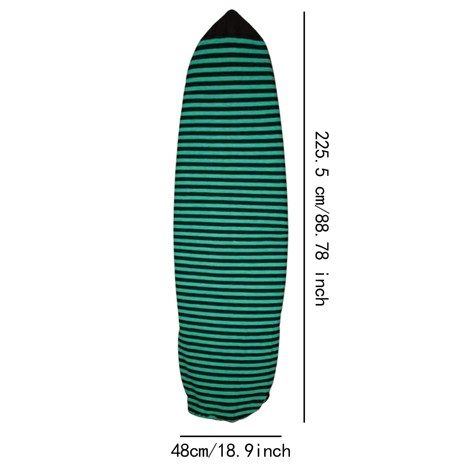 Surfboard Cover Protective Case Soft Stretch Shortboard Cover for Water Sports Shortboard Funboard Windsurfing Board