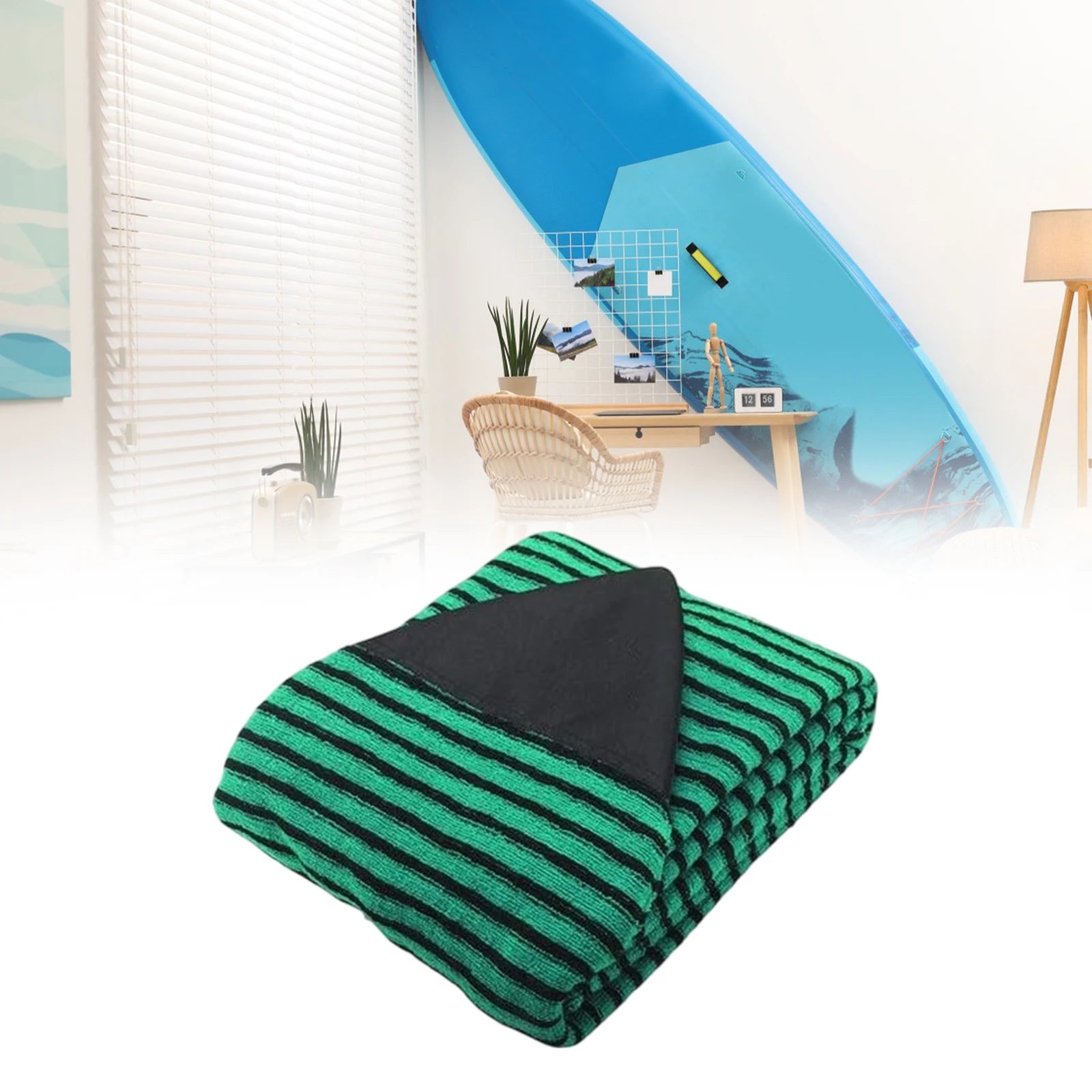 Surfboard Cover Protective Case Soft Stretch Shortboard Cover for Water Sports Shortboard Funboard Windsurfing Board