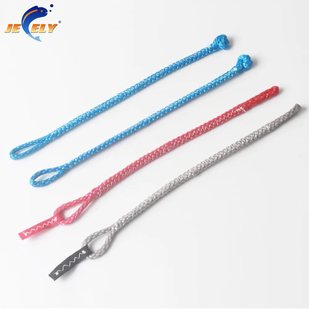 4PCS/SET Kitesurfing Kite 4 Line Pigtails 2 Red 2 Blue 17CM,2 Grey 18CM 1000KG  For Bar Repair