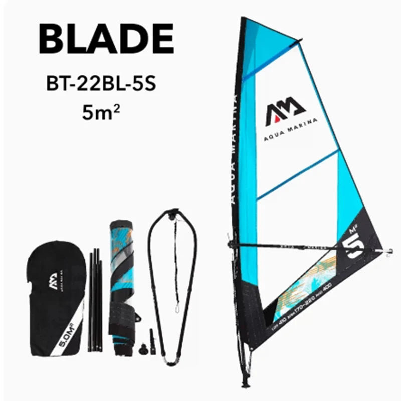 AQUA MARINA BLADE Inflatable Sup Board Sail Sailboat Surfboard Stand Up Sports Paddle Board Surf Aquatic Water Sports Windsail