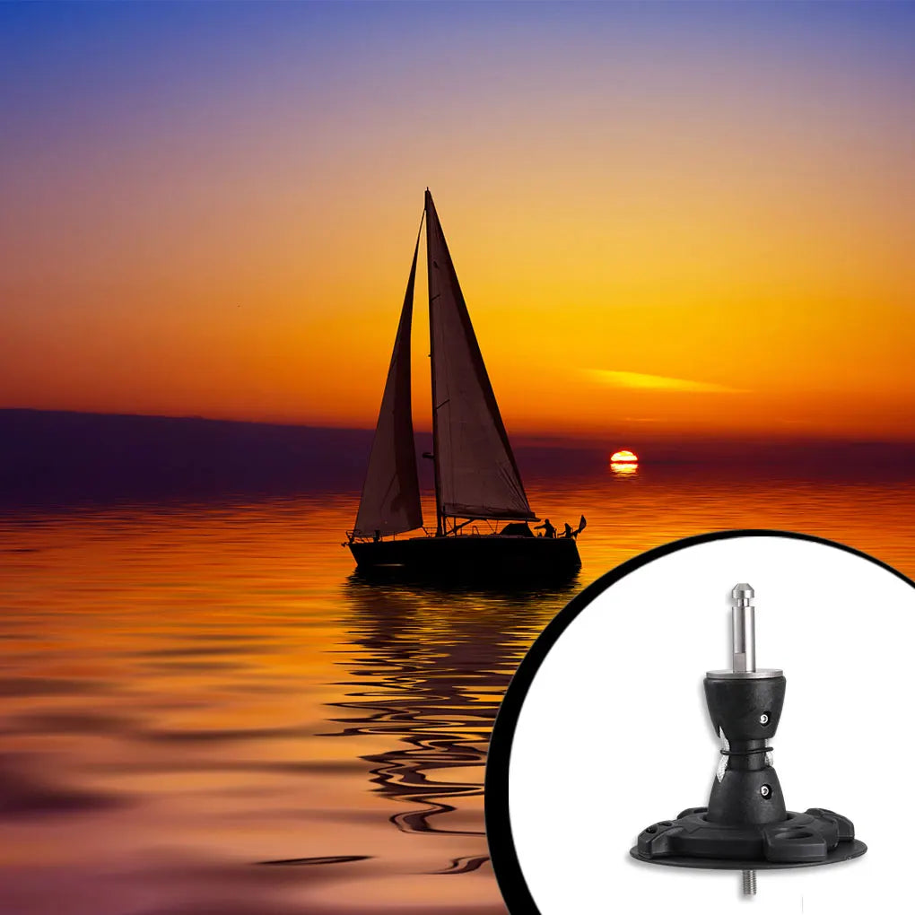 Sail Base Stainless Steel Rustproof Plastic Windsurf Mast Bases High Strength Durable Cardan Joint for Board Sailboard Accessory