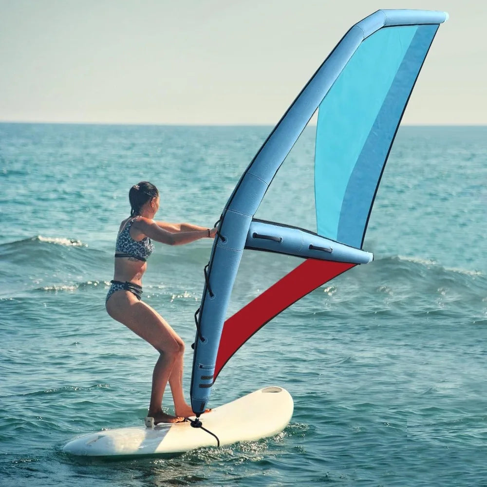 Inflatable Windsurfing Sail Professional Inflatable Sup Paddle Board Windsurf Board with sail Windsurfing