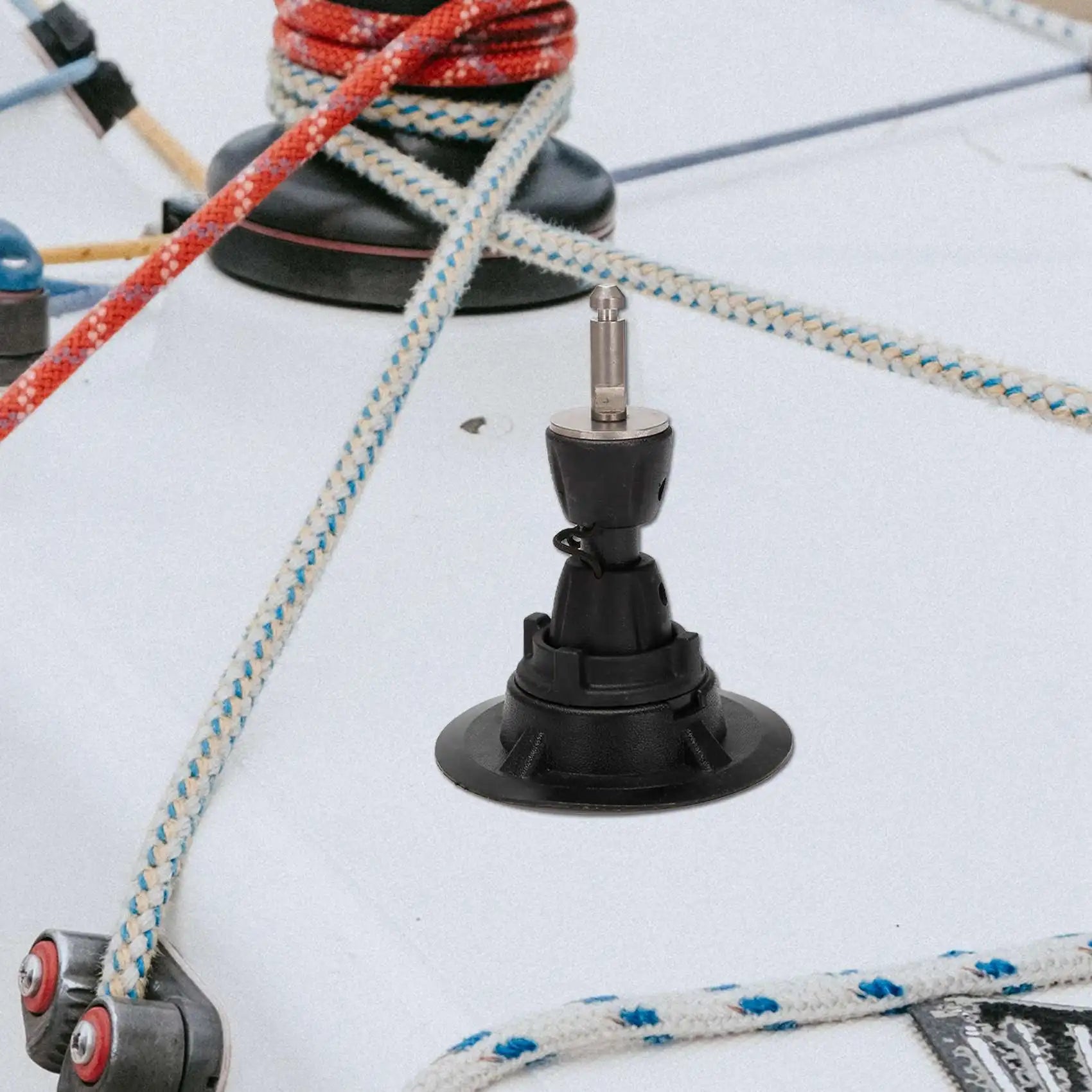 GZMO Sail Base 360° Adjustable Windsurf Mast Base Heavy Duty Windsurfing Base Sail Stand Up for Board Sailboard Accessory