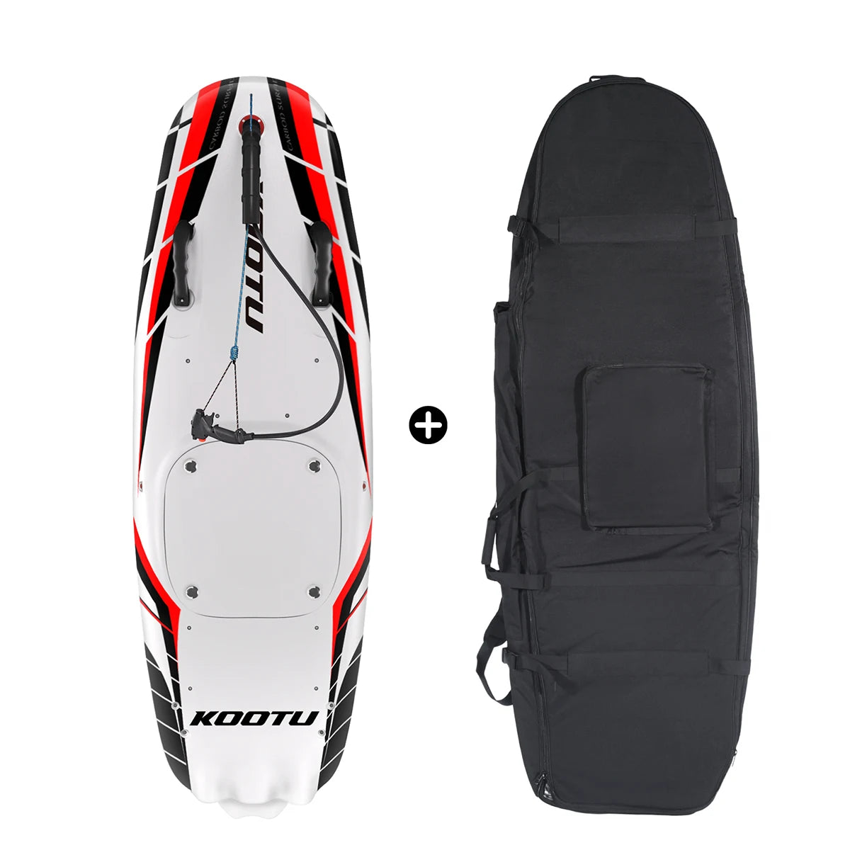 KOOTU Jet Surfboard Fuel-powered surfb Engine 109cc Lightweight Carbon Fiber Surfboard Electric Surfing High Speed Power Surfing
