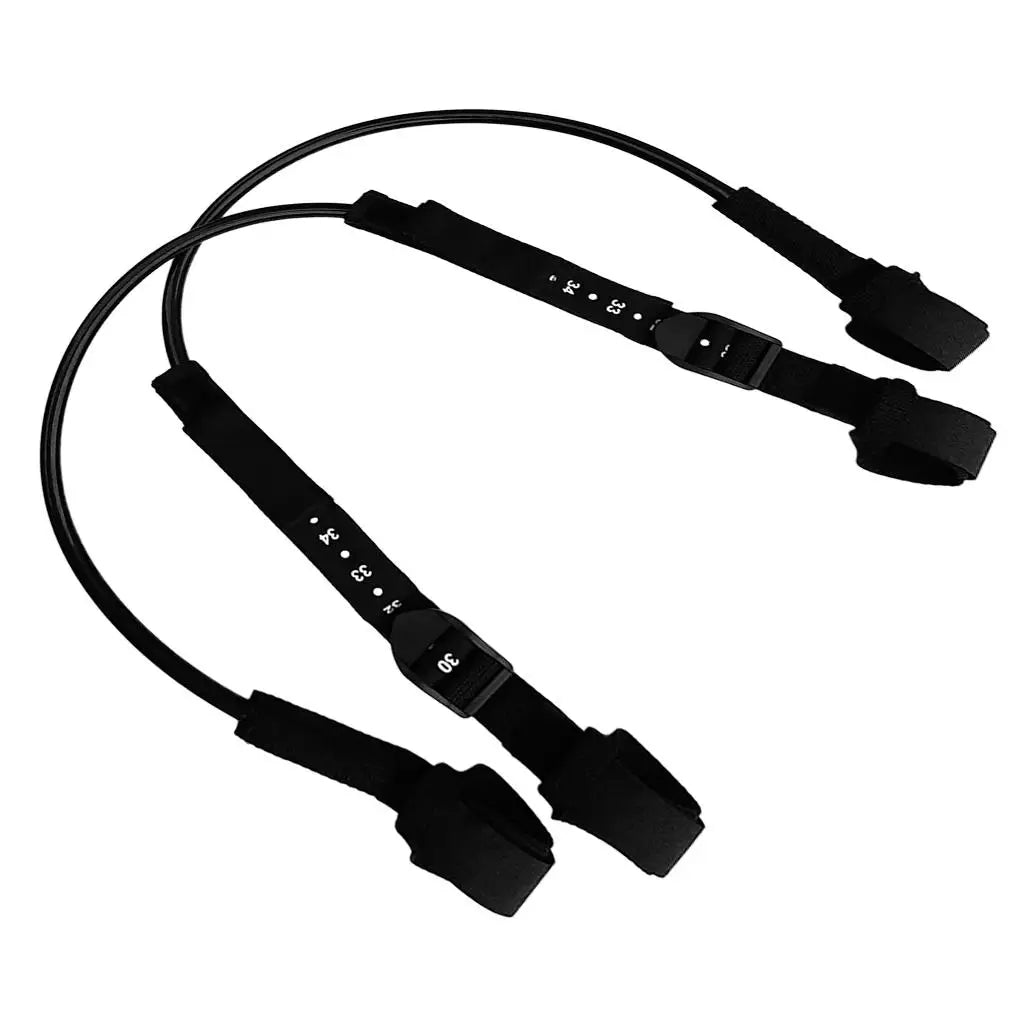 Pack of 2 Adjustable Harness Leash Surfing Water Sports Windsurfing Line