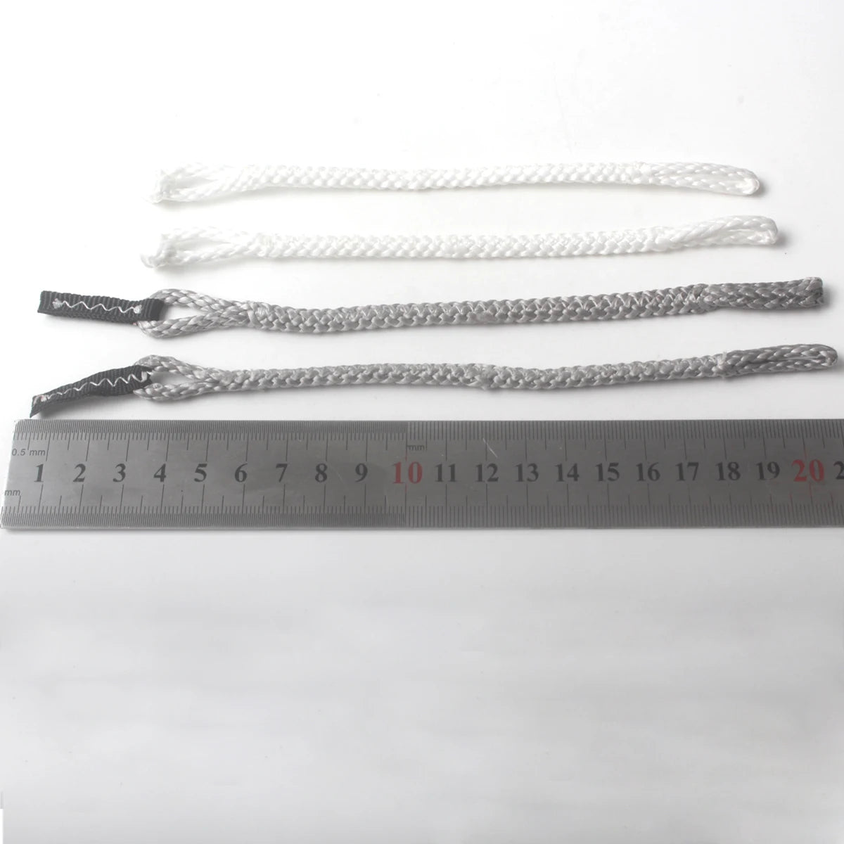 4PCS/SET Kitesurfing Kite 4 Line Pigtails 2 Red 2 Blue 17CM,2 Grey 18CM 1000KG  For Bar Repair