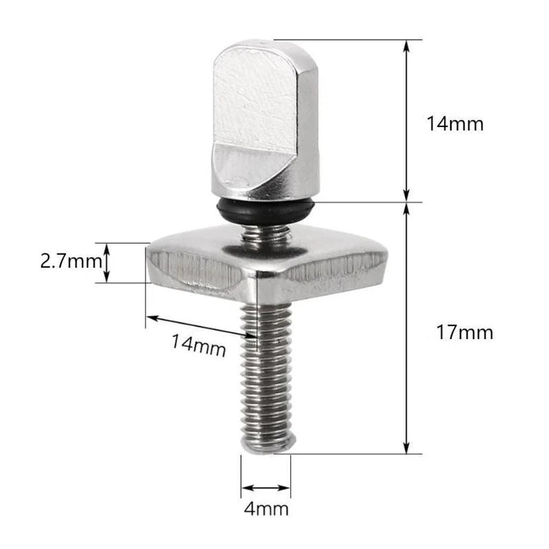 316 stainless steel screw fin box fixing stand up paddle board SUP surf board fin US fin box accessory