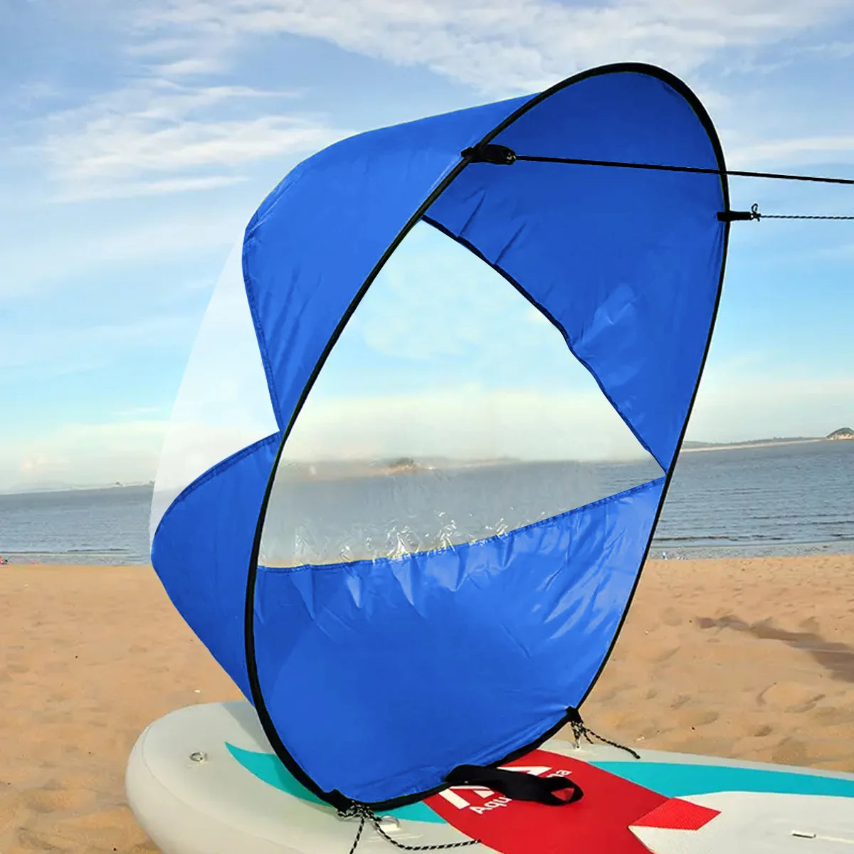 SUP Board Surf Wind Sail SUP Accessories 42Inch Kayak Paddle Foldable 5 Colors Surfboard Surf Water Sports Boat Accessories