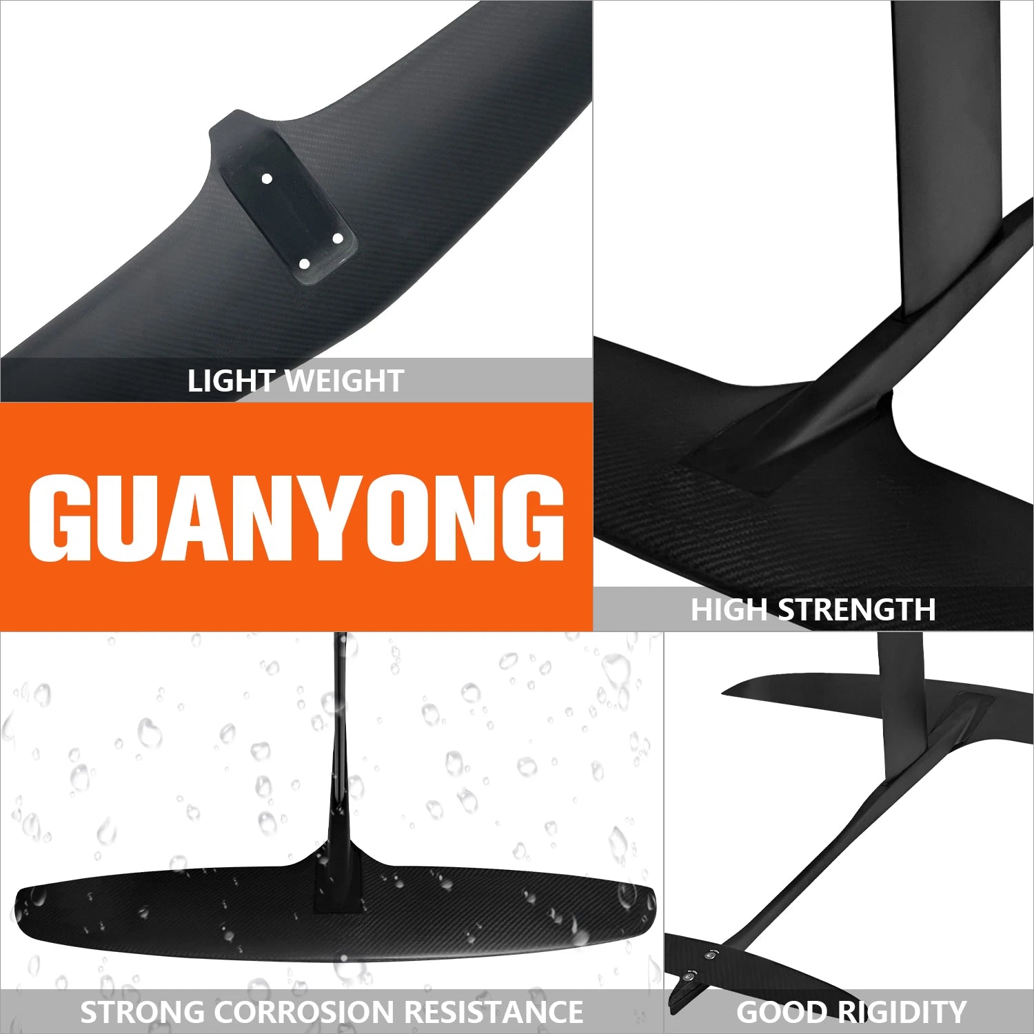 Watersports HA1000 Pump Racing Foil Board Windsurfer Board With Sail Electric Surfboard Wasserski Foil Carbon Hydrofoil Wing