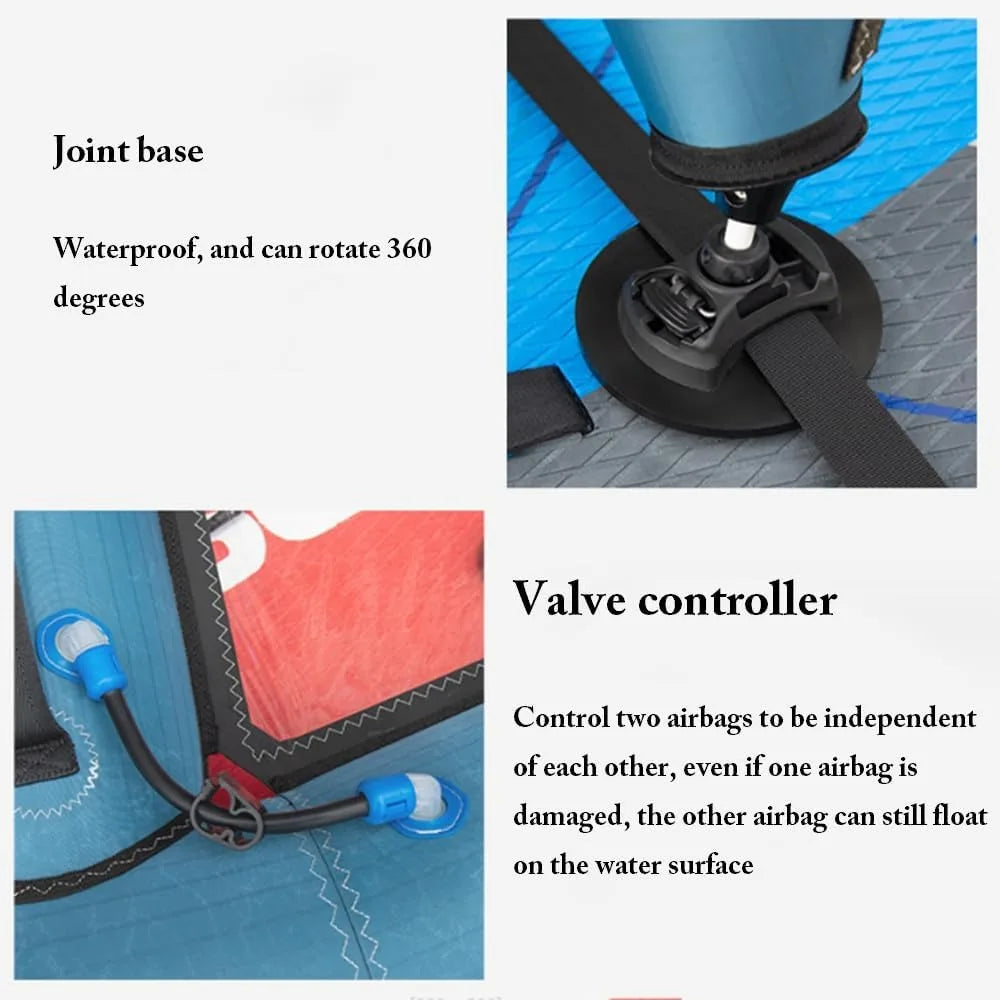 Inflatable Windsurfing Sail Professional Inflatable Sup Paddle Board Windsurf Board with sail Windsurfing