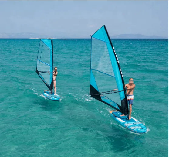 Inflatable Windsurfing Stand Up SUP Paddle Board & Sail Sup Board Windsurfing