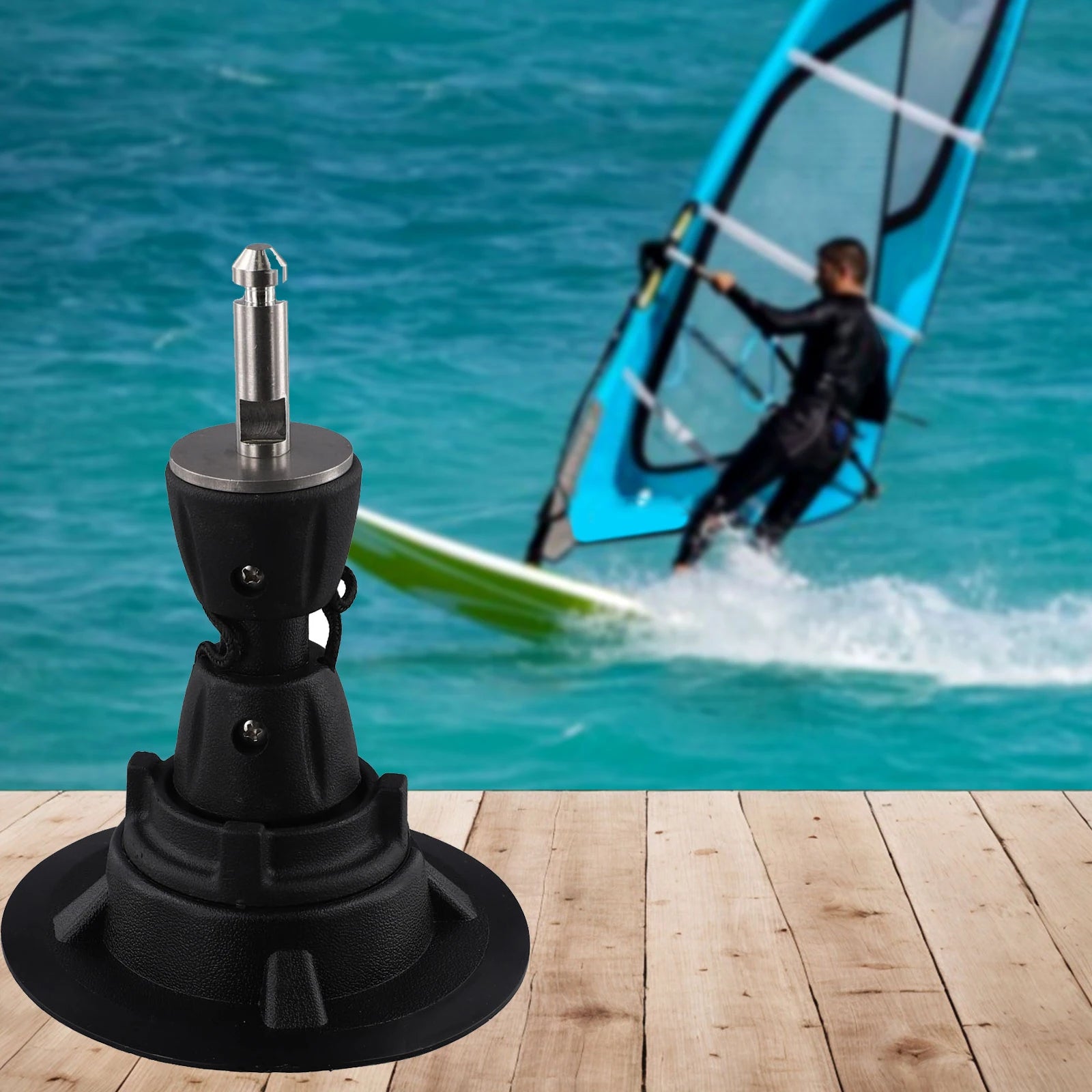 Sail Base 360° Adjustable Windsurf Mast Base Windsurfing Base Sail Stand Up For Board Sailboard Surfing Accessories