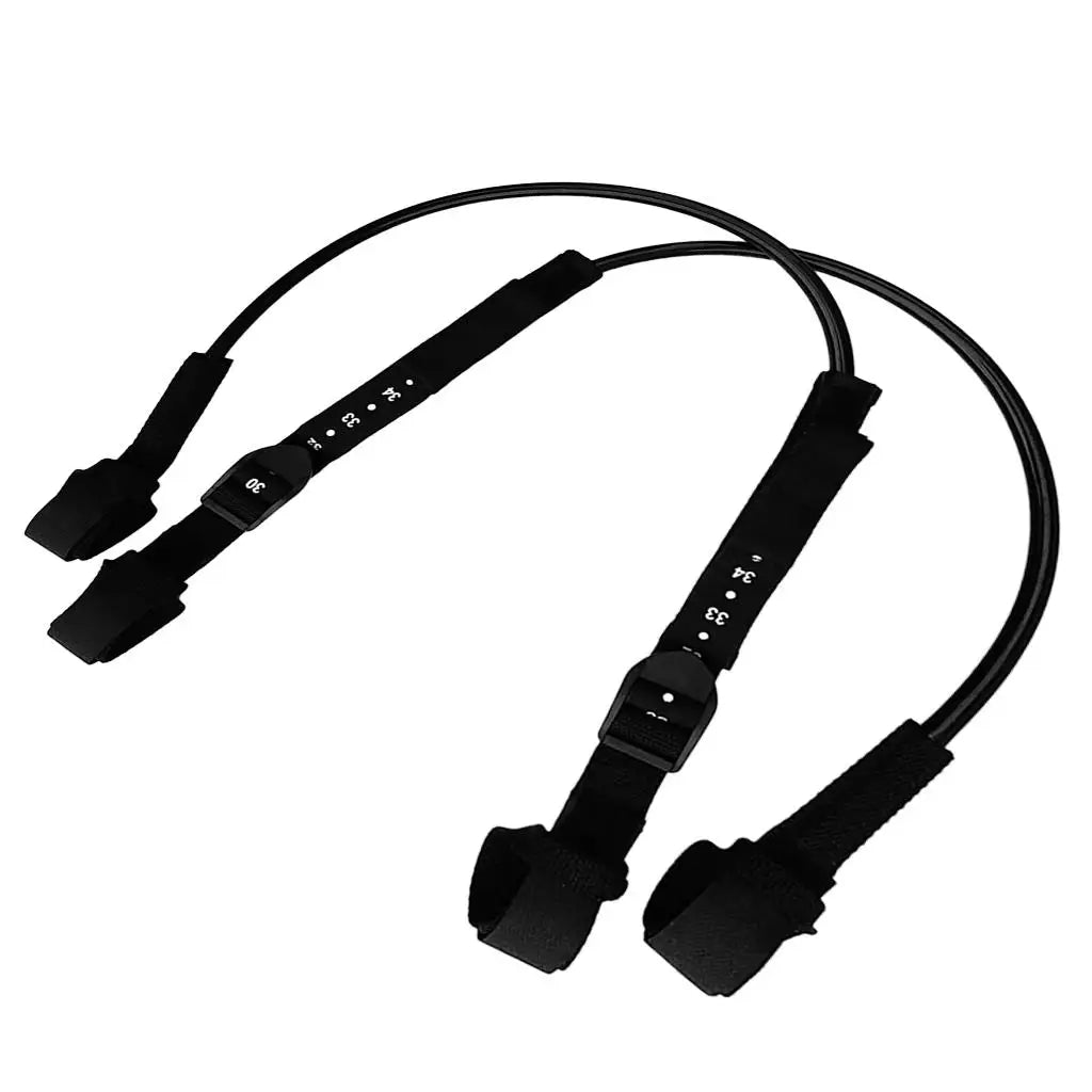 Pack of 2 Adjustable Harness Leash Surfing Water Sports Windsurfing Line