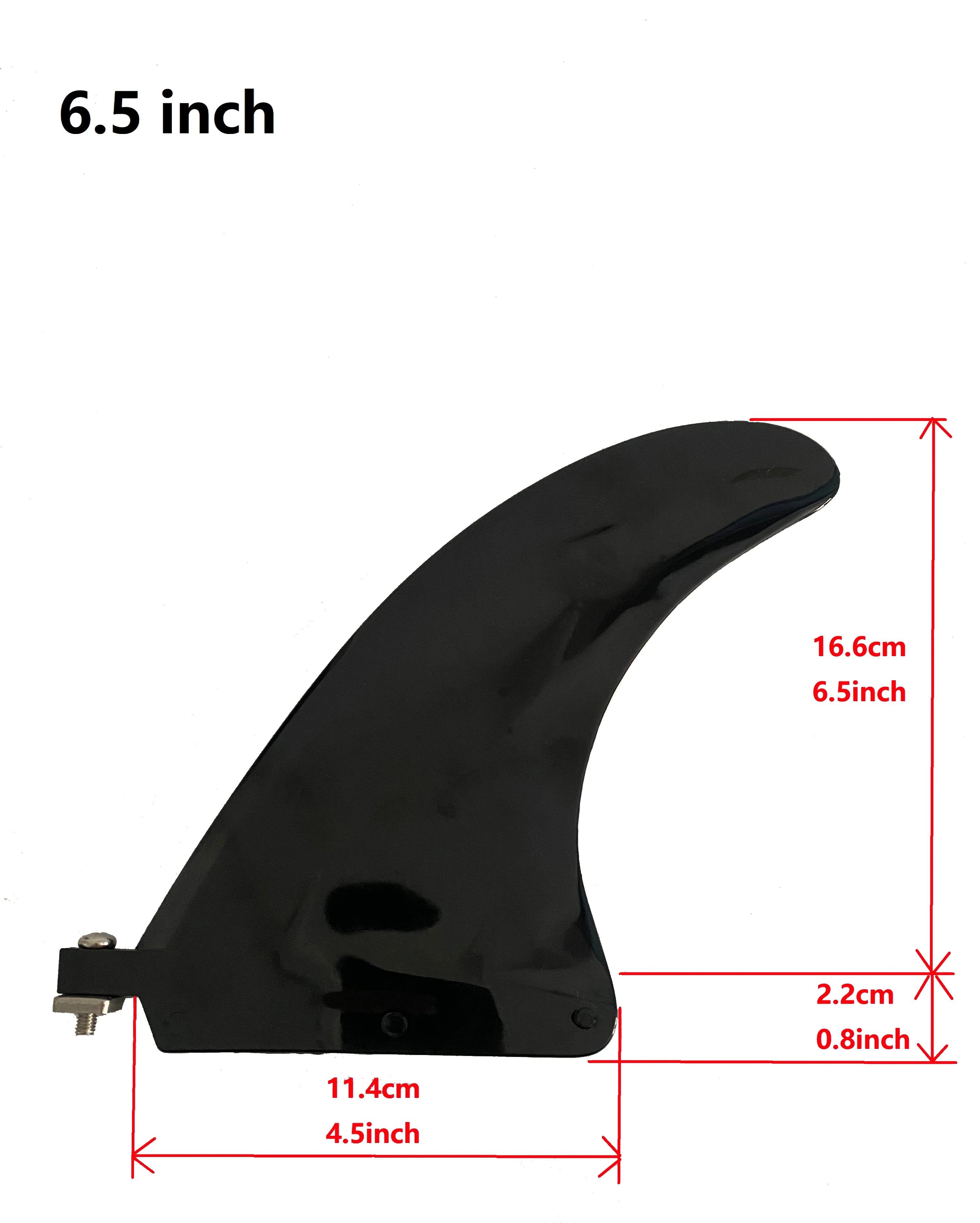 6.5/8/9.5/10 inch Surf Fin SUP Single Center Fin Nylon Long Board Surf Board Paddle Board With Fin Screw Surfing Accessories