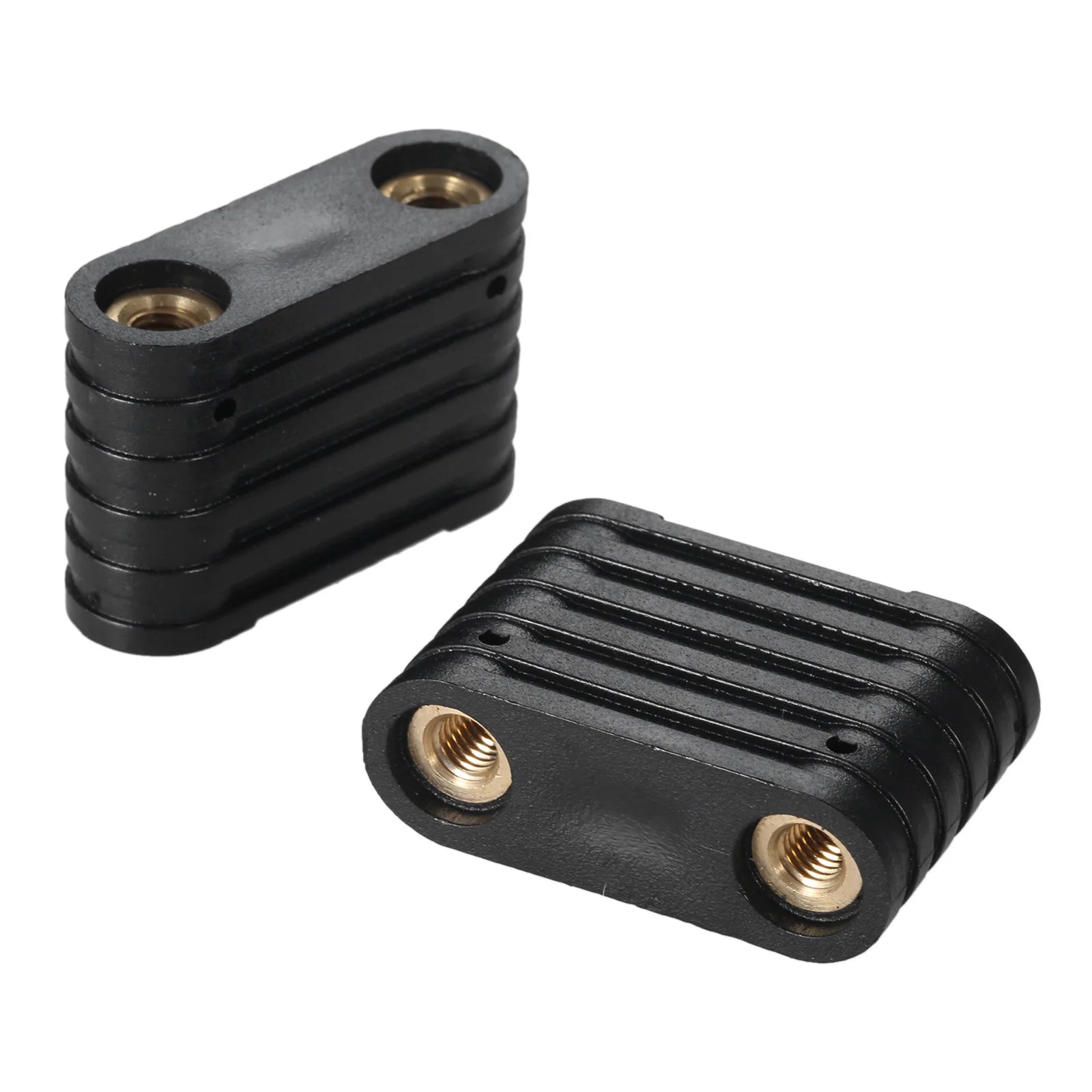 5/6Pcs Windsurfing SUP 2-Hole Footstrap Insert Black Plastic Surfboard Windsurf Board Footstrap Replacement Kit Surf Accessories