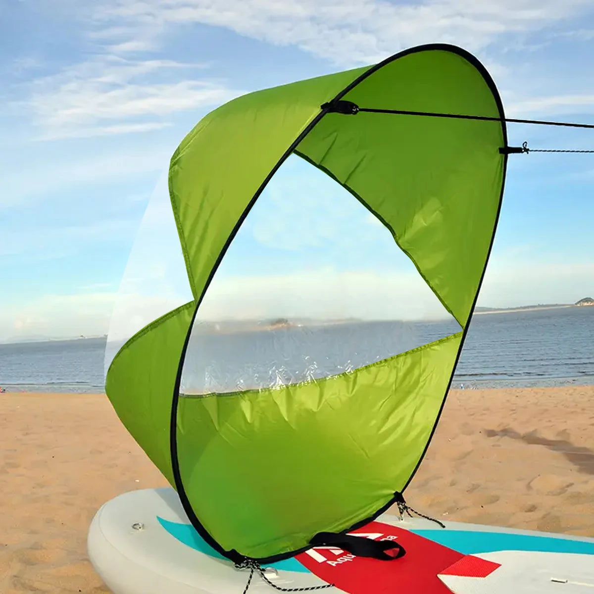 SUP Board Surf Wind Sail SUP Accessories 42Inch Kayak Paddle Foldable 5 Colors Surfboard Surf Water Sports Boat Accessories