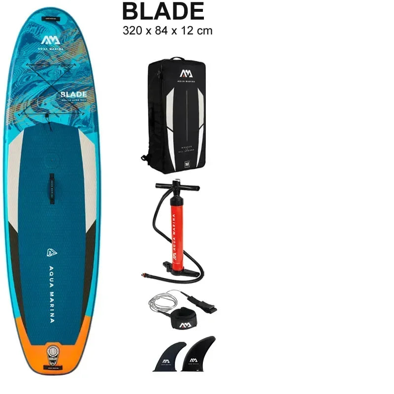 2022 windsurf 320*84*12CM board AQUA MARINA BLADE inflatable sup board sail sailboard stand up paddle surf surfboard wind driven