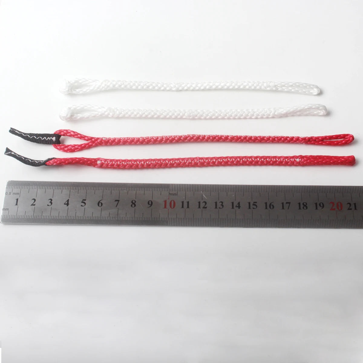 4PCS/SET Kitesurfing Kite 4 Line Pigtails 2 Red 2 Blue 17CM,2 Grey 18CM 1000KG  For Bar Repair