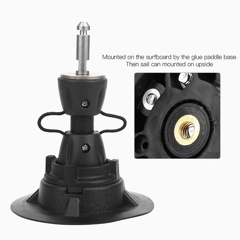 Sail Base Board 360° Adjustable Mast Flexible Fixing Surfboard Windsurfing Replacement Paddle Sailboard for Accessory