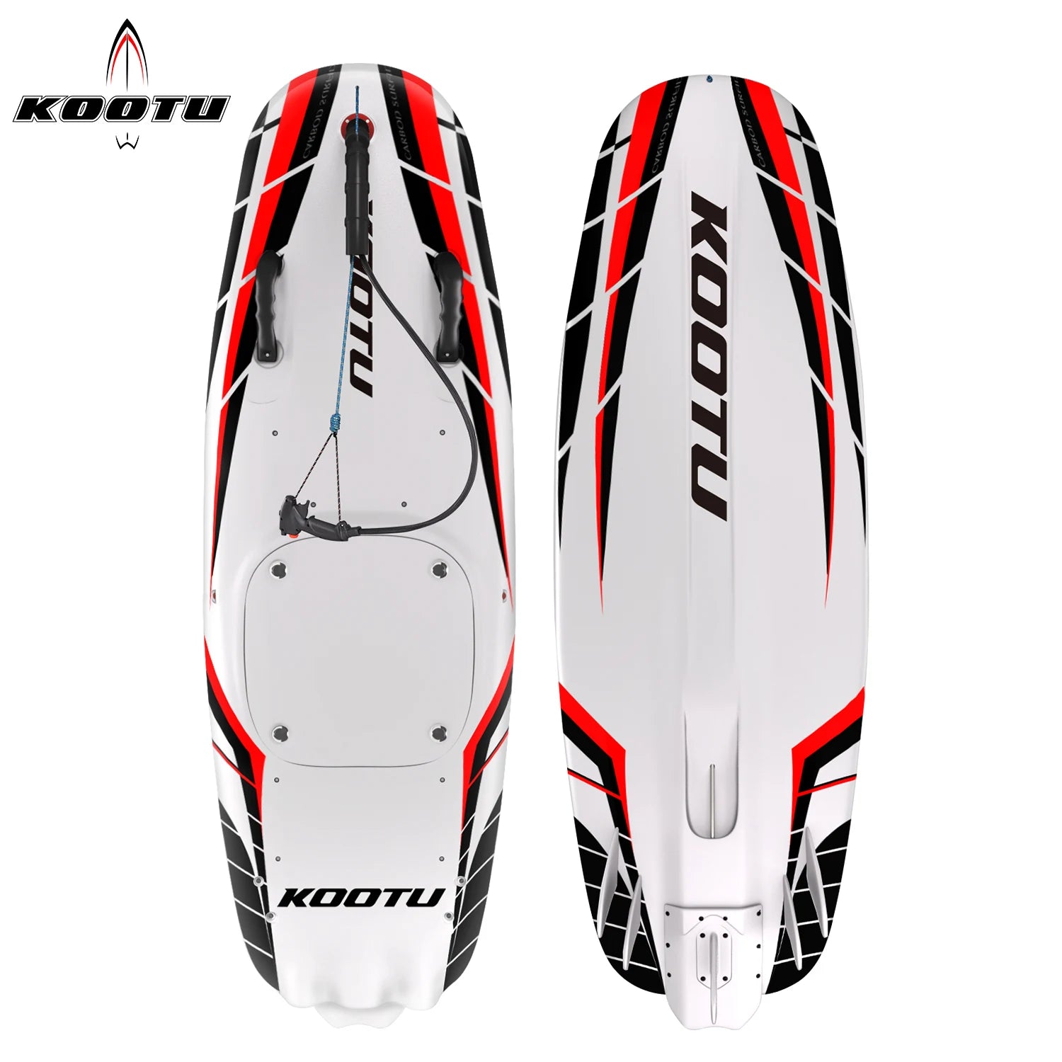KOOTU Jet Surfboard Fuel-powered surfb Engine 109cc Lightweight Carbon Fiber Surfboard Electric Surfing High Speed Power Surfing