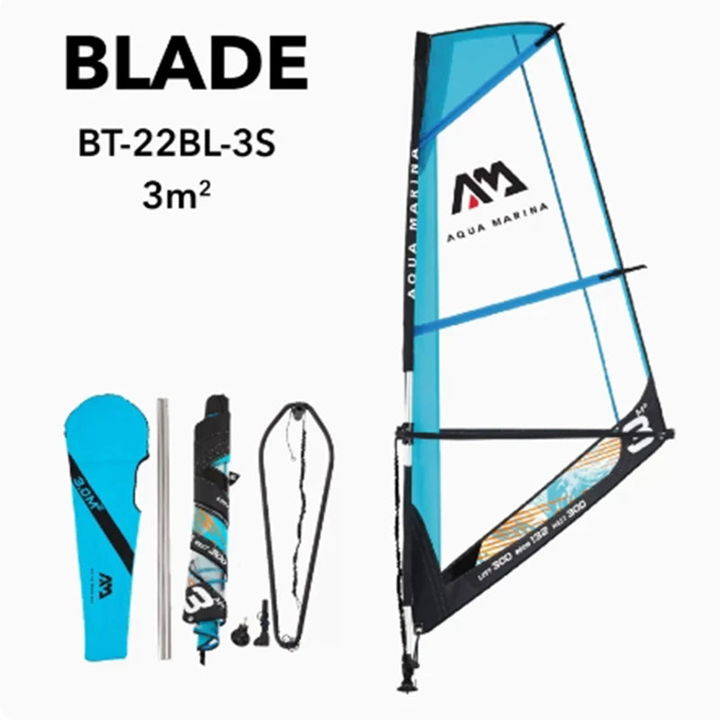 AQUA MARINA BLADE Inflatable Sup Board Sail Sailboat Surfboard Stand Up Sports Paddle Board Surf Aquatic Water Sports Windsail