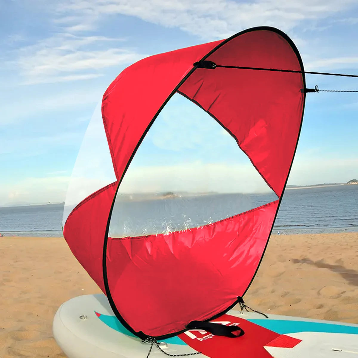 SUP Board Surf Wind Sail SUP Accessories 42Inch Kayak Paddle Foldable 5 Colors Surfboard Surf Water Sports Boat Accessories
