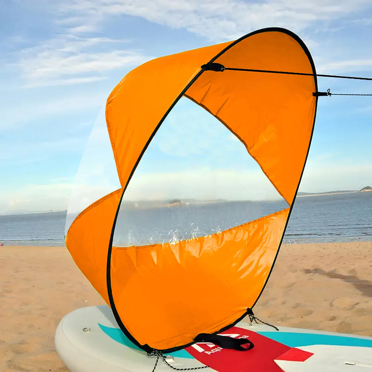 SUP Board Surf Wind Sail SUP Accessories 42Inch Kayak Paddle Foldable 5 Colors Surfboard Surf Water Sports Boat Accessories