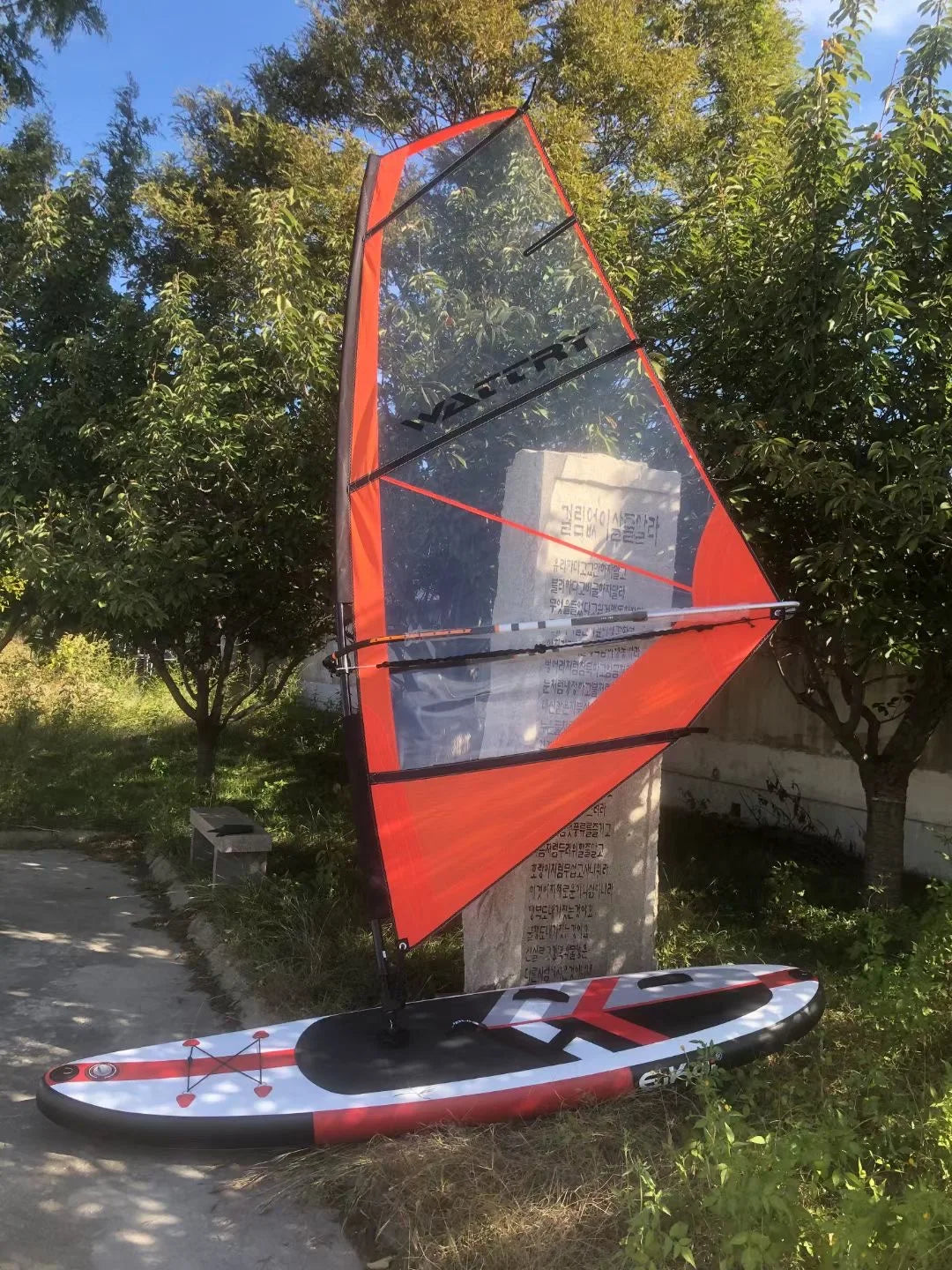 CE Windsurfing SUP Paddle Board Windsurfing with Sail Inflatable Board